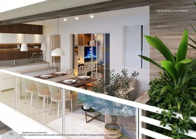 Foto 2 de Apartamento com 2 Quartos à venda, 73m² em Vilas do Atlantico, Lauro de Freitas