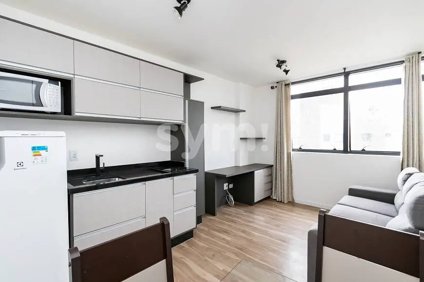 Foto 2 de Apartamento com 1 Quarto para alugar, 28m² em Mercês, Curitiba