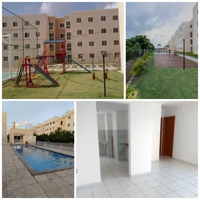 Foto 1 de Apartamento com 2 Quartos à venda, 45m² em Jardins, São Gonçalo do Amarante