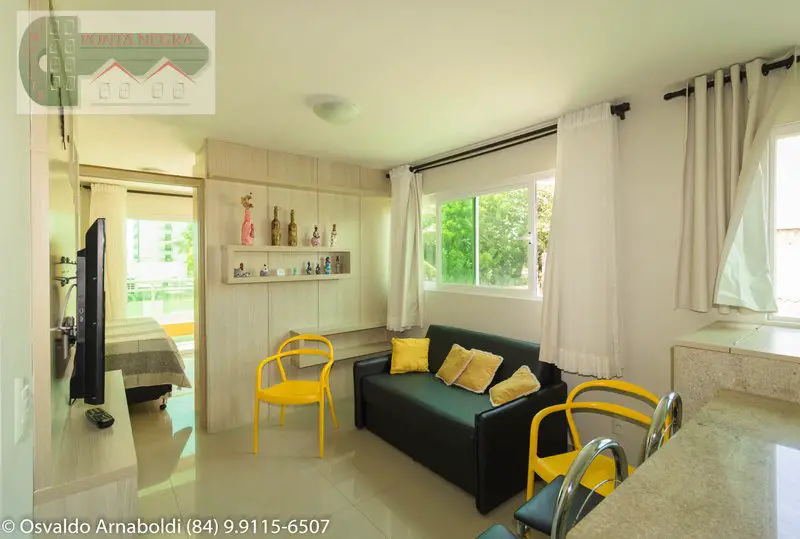 Foto 2 de Flat com 1 Quarto para alugar, 45m² em Ponta Negra, Natal