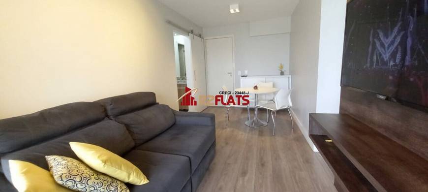 Foto 2 de Flat com 1 Quarto para alugar, 45m² em Brooklin, São Paulo