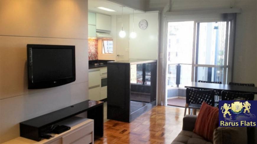 Foto 1 de Flat com 1 Quarto para alugar, 52m² em Moema, São Paulo
