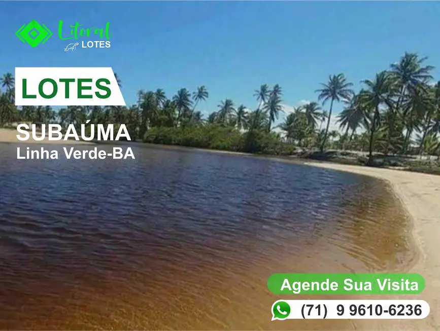 Foto 1 de Lote/Terreno à venda, 300m² em Subaúma, Entre Rios