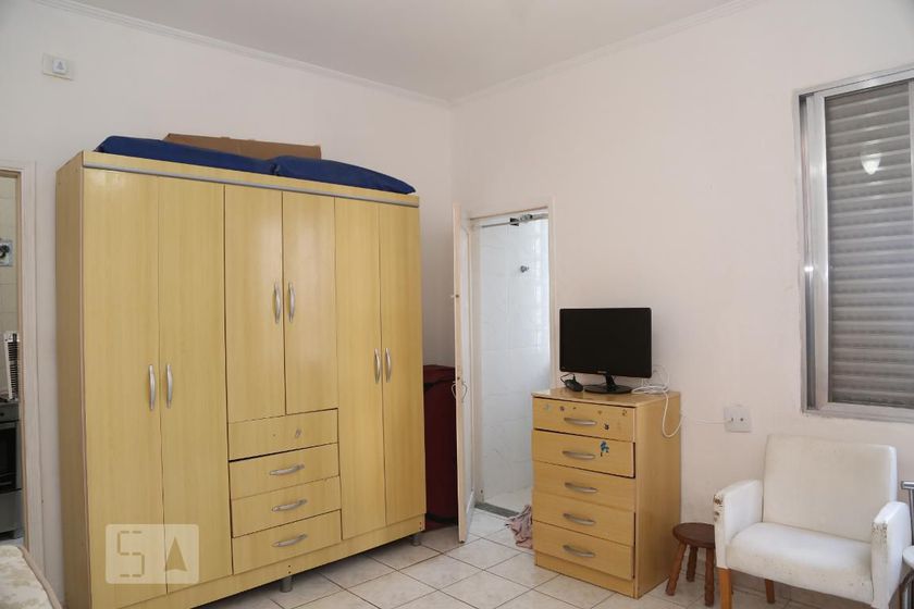 Foto 4 de Apartamento com 1 Quarto para alugar, 35m² em Vila Guilhermina, Praia Grande