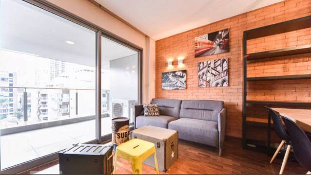 Foto 2 de Apartamento com 1 Quarto para alugar, 68m² em Vila Nova Conceição, São Paulo