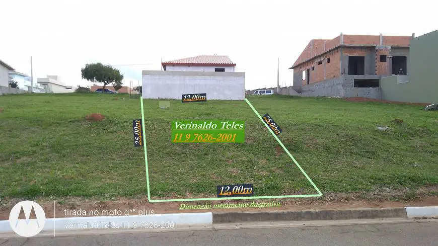 Foto 1 de Lote/Terreno à venda, 300m² em Pinhal, Cabreúva