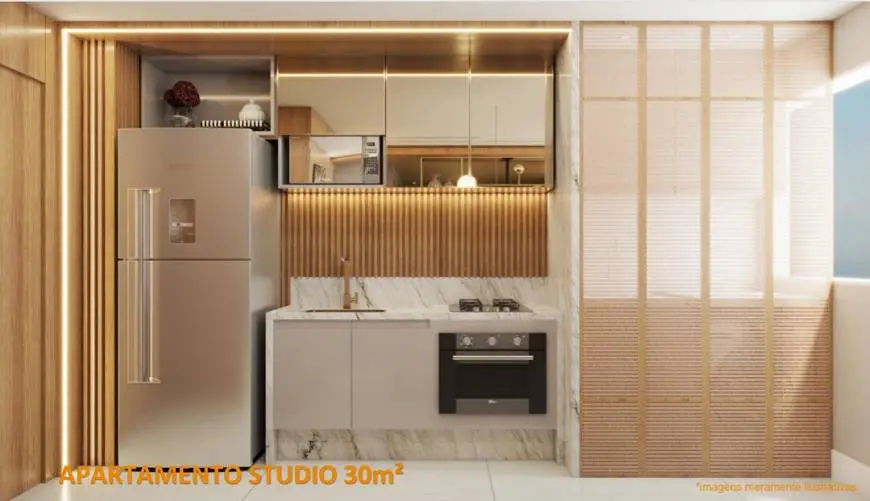 Foto 5 de Apartamento com 1 Quarto à venda, 31m² em Piedade, Jaboatão dos Guararapes