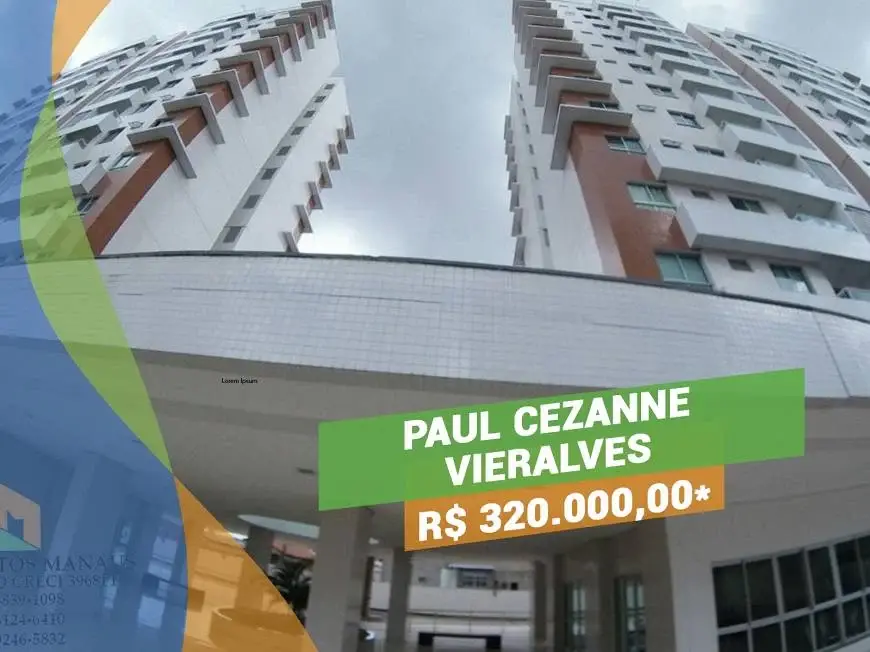 Foto 1 de Apartamento com 1 Quarto à venda, 47m² em Vieiralves, Manaus