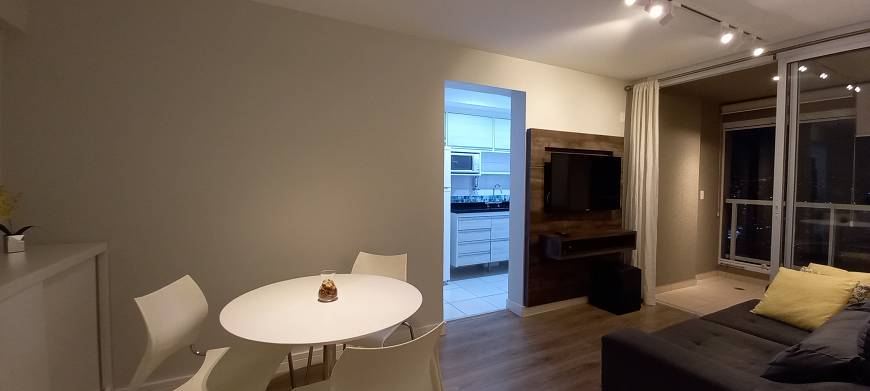 Foto 3 de Apartamento com 1 Quarto para venda ou aluguel, 45m² em Brooklin, São Paulo