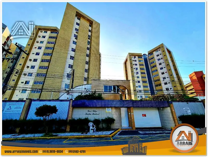 Foto 2 de Apartamento com 3 Quartos à venda, 132m² em Fátima, Fortaleza