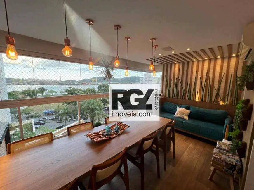 Foto 1 de Apartamento com 3 Quartos à venda, 132m² em Ponta da Praia, Santos