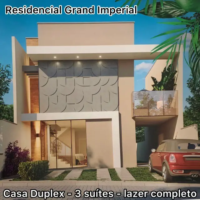 Foto 1 de Casa de Condomínio com 3 Quartos à venda, 227m² em Engenheiro Luciano Cavalcante, Fortaleza