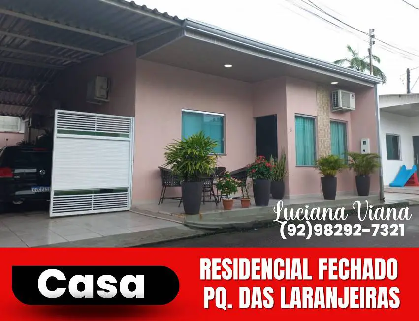 Foto 1 de Casa de Condomínio com 3 Quartos à venda, 92m² em Flores, Manaus