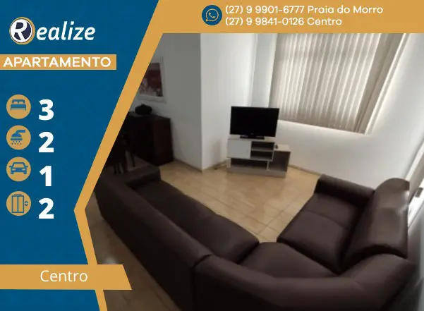 Foto 1 de Apartamento com 3 Quartos à venda, 170m² em Centro, Guarapari