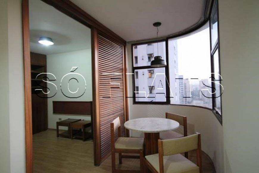 Foto 4 de Flat com 1 Quarto à venda, 33m² em Jardim Paulista, São Paulo