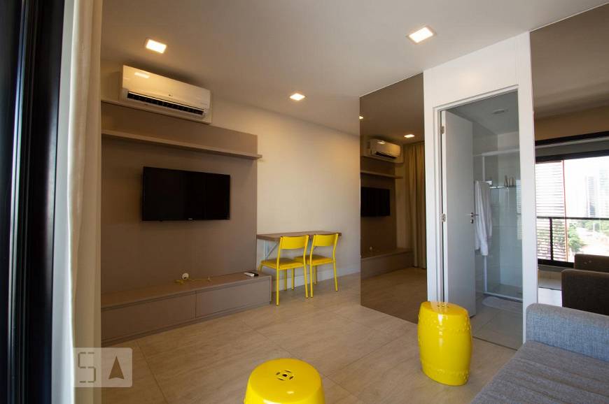 Foto 3 de Apartamento com 1 Quarto para alugar, 36m² em Brooklin, São Paulo