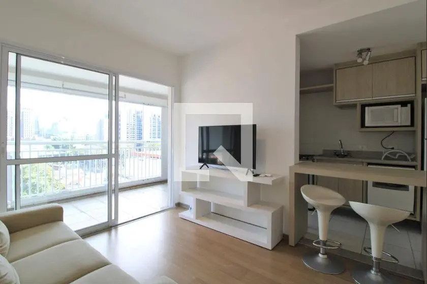 Foto 2 de Apartamento com 1 Quarto para alugar, 49m² em Brooklin, São Paulo