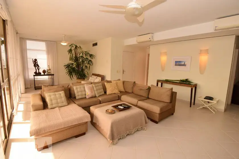 Foto 2 de Apartamento com 4 Quartos para alugar, 215m² em Centro, Guarujá