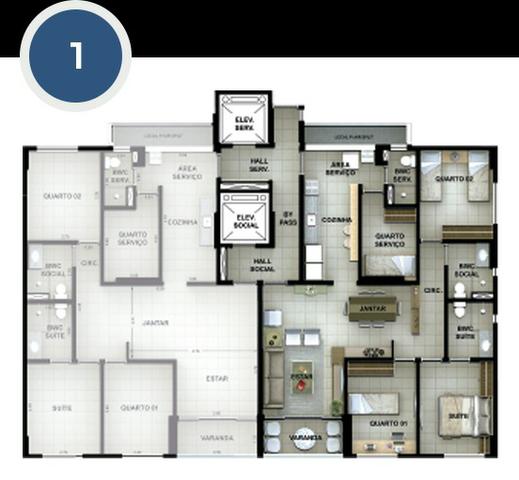 Foto 5 de Apartamento com 3 Quartos à venda, 93m² em Parnamirim, Recife