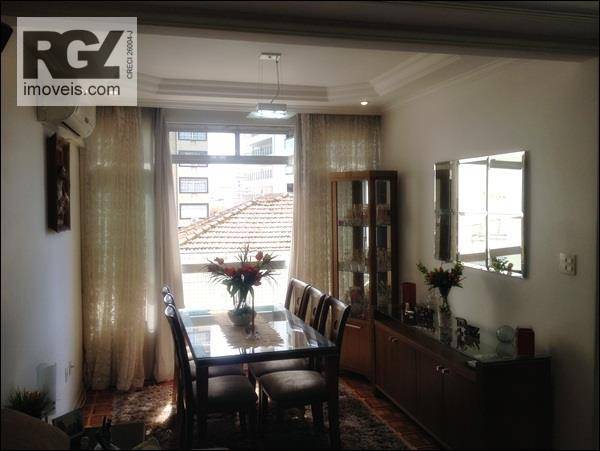 Foto 2 de Apartamento com 3 Quartos à venda, 123m² em Ponta da Praia, Santos