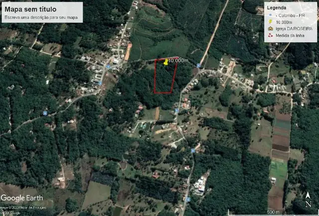 Foto 1 de Lote/Terreno à venda, 10000m² em Guaraituba, Colombo
