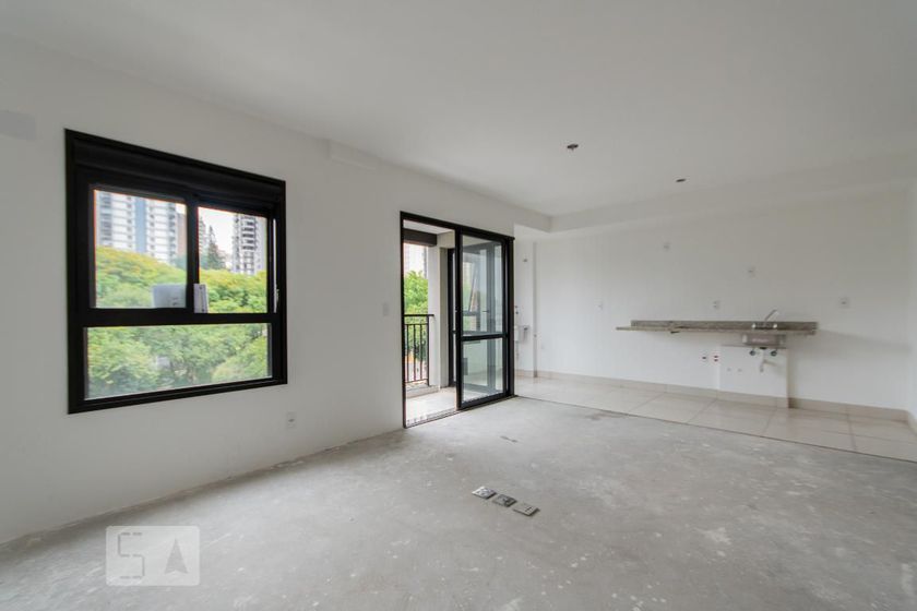 Foto 3 de Apartamento com 1 Quarto para alugar, 42m² em Campestre, Santo André