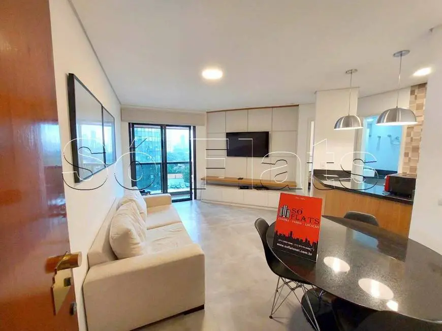 Foto 4 de Apartamento com 1 Quarto para alugar, 40m² em Jardim Europa, São Paulo