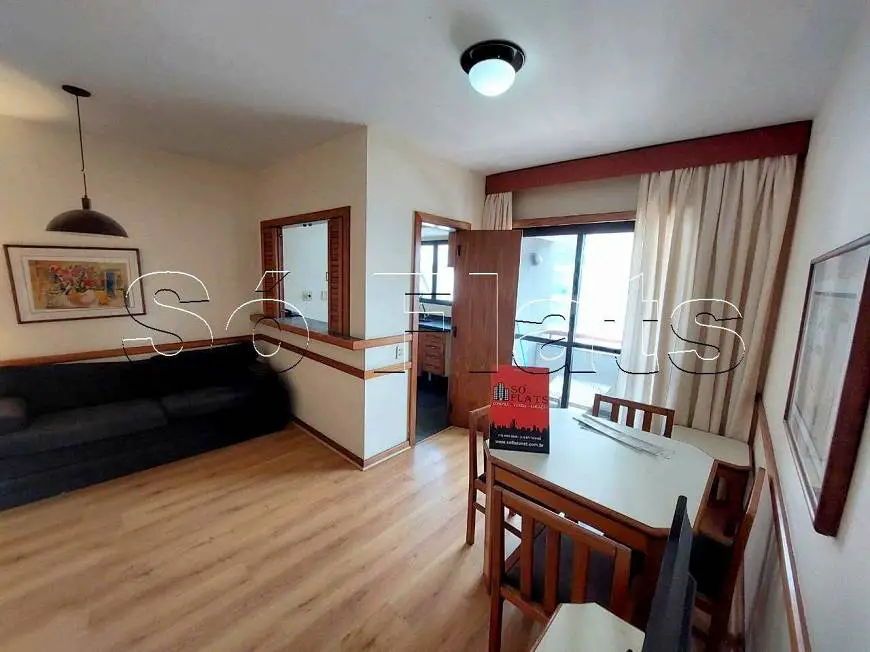 Foto 4 de Apartamento com 1 Quarto para alugar, 43m² em Pinheiros, São Paulo