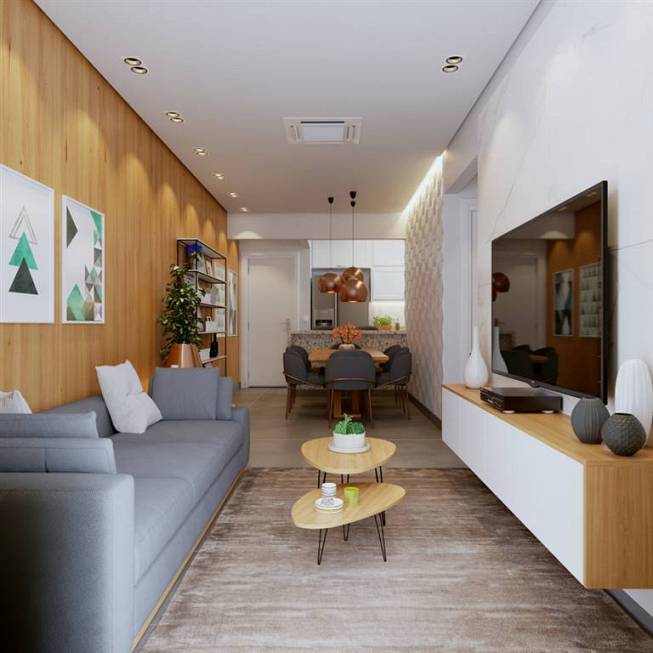 Foto 5 de Apartamento com 2 Quartos à venda, 64m² em Boqueirão, Praia Grande