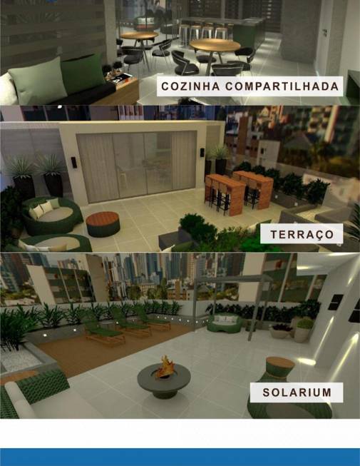 Foto 5 de Apartamento com 1 Quarto à venda, 13m² em Alto da Glória, Curitiba