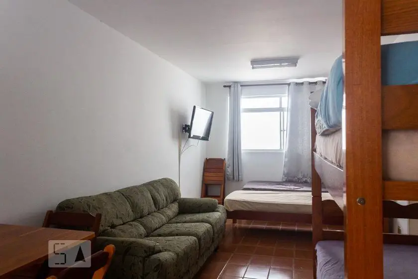 Foto 1 de Apartamento com 1 Quarto para alugar, 25m² em Aviação, Praia Grande