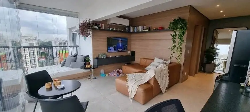 Foto 2 de Apartamento com 1 Quarto para alugar, 66m² em Brooklin, São Paulo