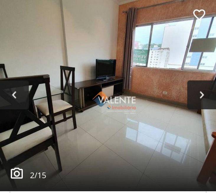 Foto 2 de Apartamento com 1 Quarto à venda, 47m² em Centro, São Vicente