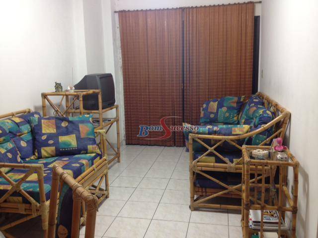 Foto 1 de Apartamento com 1 Quarto à venda, 58m² em Cidade Ocian, Praia Grande