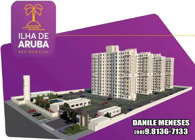 Foto 1 de Apartamento com 1 Quarto à venda, 36m² em Cohama, São Luís