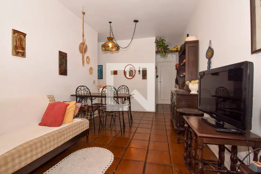 Foto 1 de Apartamento com 1 Quarto para alugar, 49m² em Enseada, Guarujá