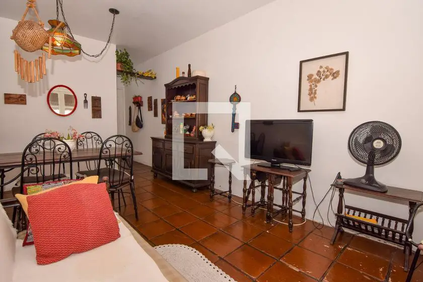 Foto 2 de Apartamento com 1 Quarto para alugar, 49m² em Enseada, Guarujá