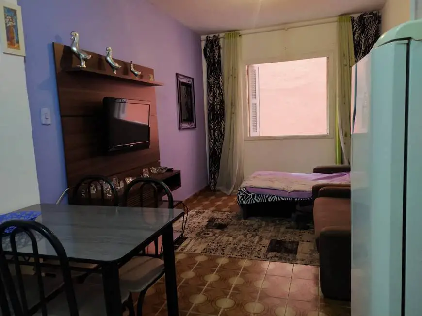 Foto 2 de Apartamento com 1 Quarto à venda, 33m² em Itararé, São Vicente