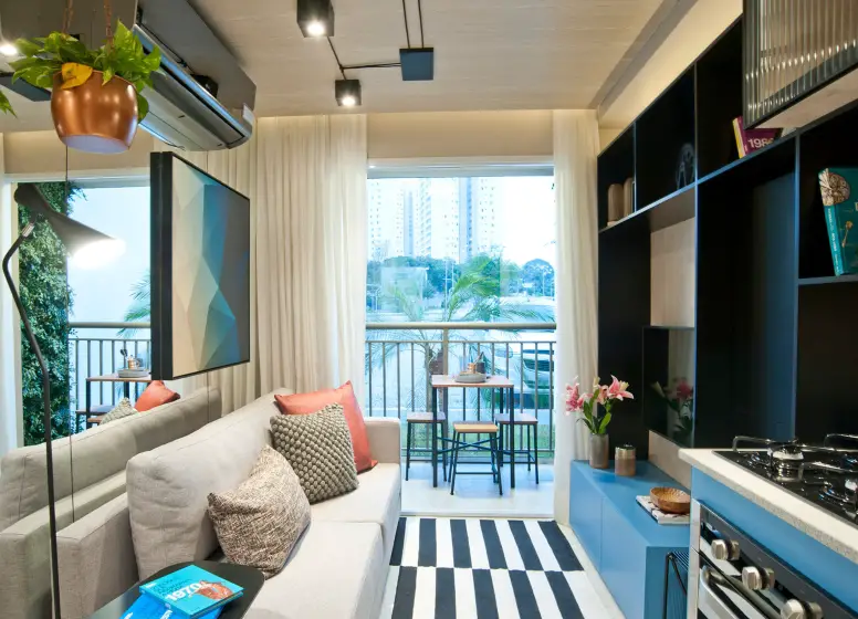 Foto 5 de Apartamento com 1 Quarto à venda, 31m² em Jardim Caravelas, São Paulo