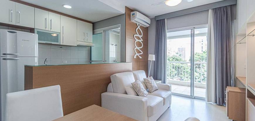 Foto 1 de Apartamento com 1 Quarto para alugar, 50m² em Jardins, São Paulo