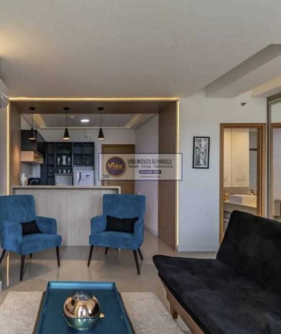 Foto 3 de Apartamento com 1 Quarto para alugar, 45m² em Melville Empresarial Ii, Barueri