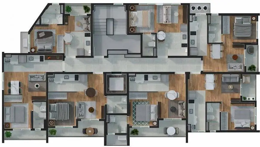 Foto 4 de Apartamento com 1 Quarto à venda, 23m² em Mercês, Curitiba
