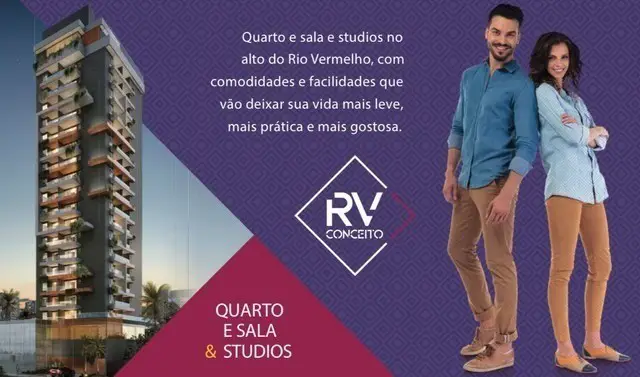 Foto 1 de Apartamento com 1 Quarto à venda, 23m² em Rio Vermelho, Salvador