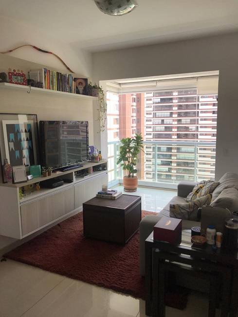 Foto 4 de Apartamento com 1 Quarto para alugar, 38m² em Santo Amaro, São Paulo