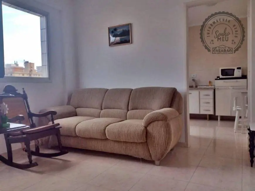 Foto 2 de Apartamento com 1 Quarto para alugar, 50m² em Vila Guilhermina, Praia Grande