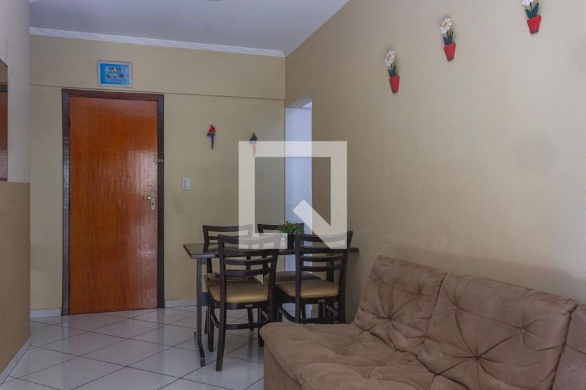Foto 1 de Apartamento com 1 Quarto para alugar, 60m² em Vila Guilhermina, Praia Grande