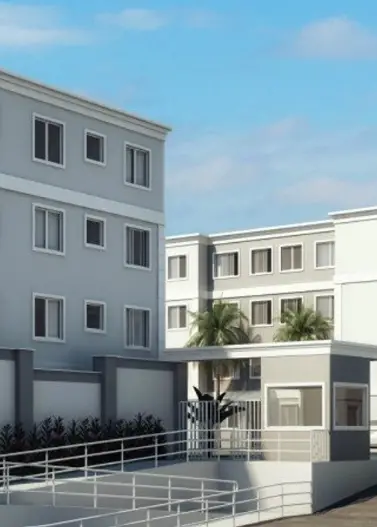 Foto 2 de Apartamento com 2 Quartos à venda, 46m² em Alto do Cardoso, Pindamonhangaba
