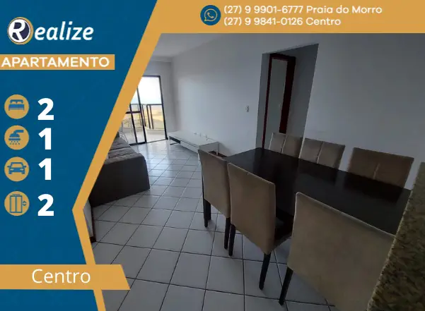 Foto 1 de Apartamento com 2 Quartos à venda, 85m² em Centro, Guarapari