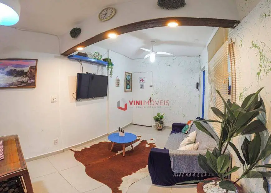 Foto 2 de Apartamento com 2 Quartos para alugar, 57m² em Cidade Ocian, Praia Grande
