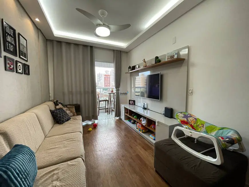 Foto 2 de Apartamento com 2 Quartos à venda, 74m² em Embaré, Santos
